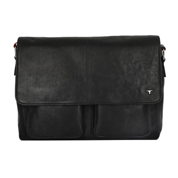 Bulchee Premium Leather Laptop Backpack – Sleek, Organized & Travel-Ready
