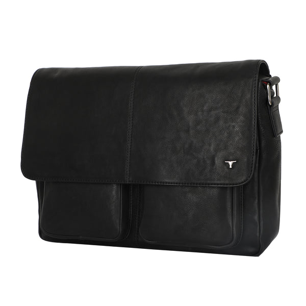 Bulchee Premium Leather Laptop Backpack – Sleek, Organized & Travel-Ready