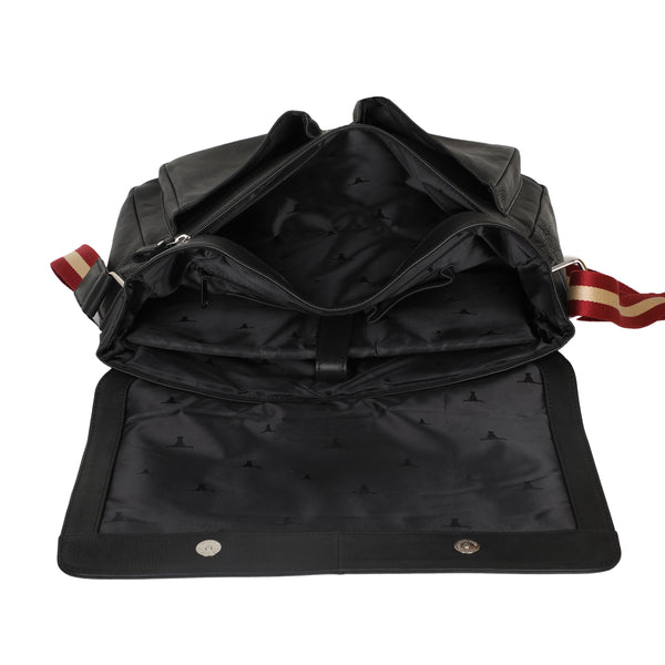 Bulchee Premium Leather Laptop Backpack – Sleek, Organized & Travel-Ready