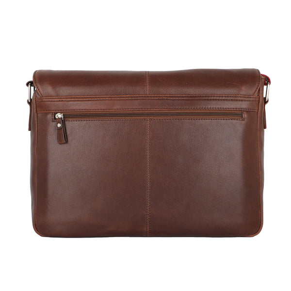Bulchee Premium Leather Laptop Backpack – Sleek, Organized & Travel-Ready
