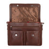 Bulchee Premium Leather Laptop Backpack – Sleek, Organized & Travel-Ready
