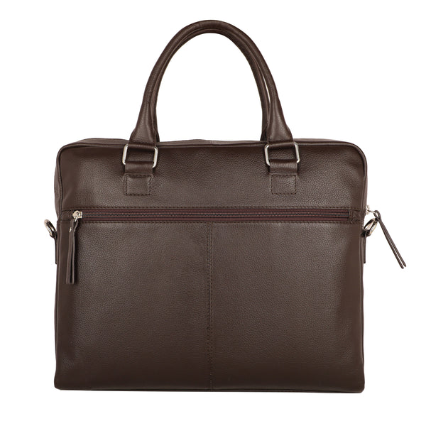 Bulchee Unisex Leather Laptop Backpack – Sleek, Organized & Travel-Ready