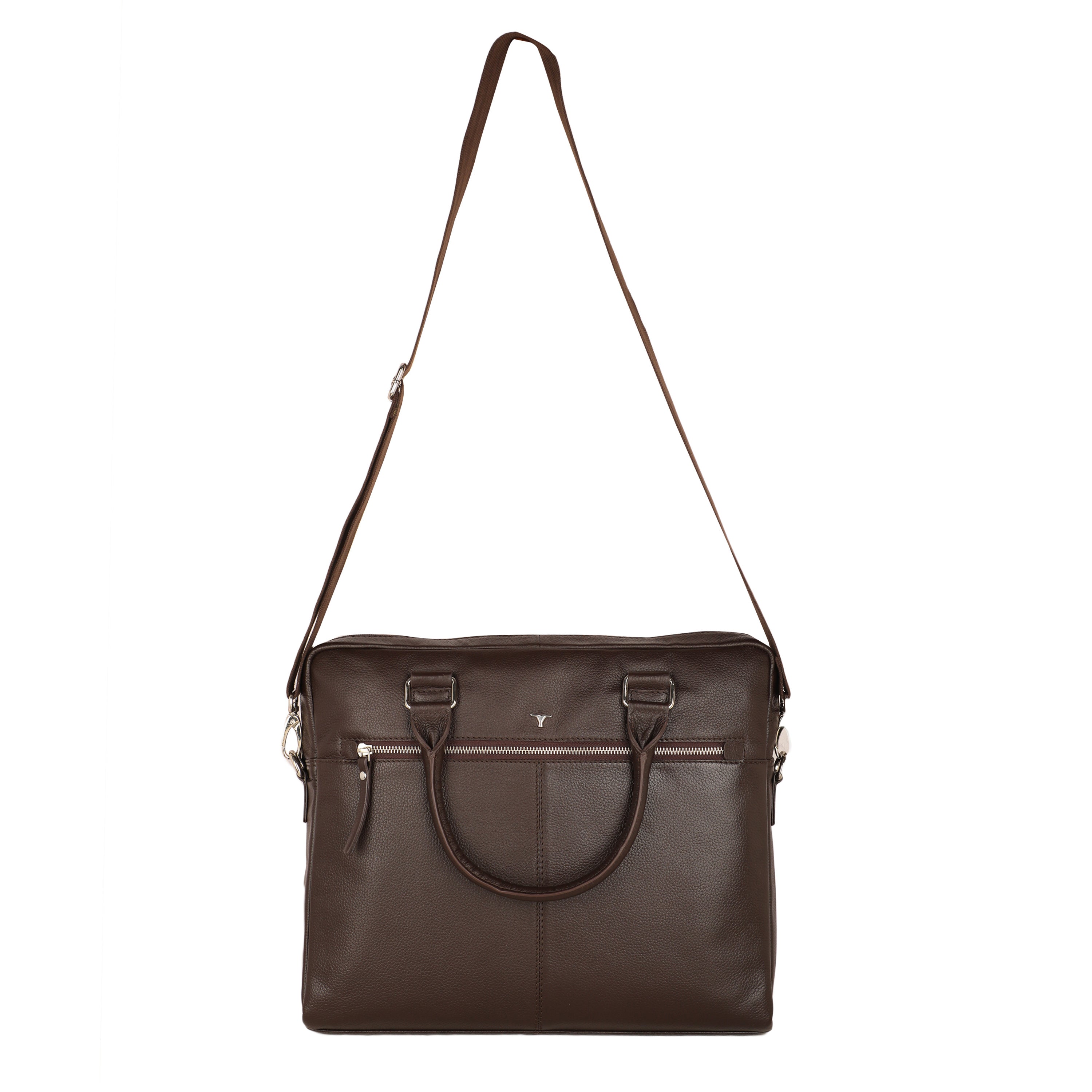 Bulchee Unisex Leather Laptop Backpack – Sleek, Organized & Travel-Ready