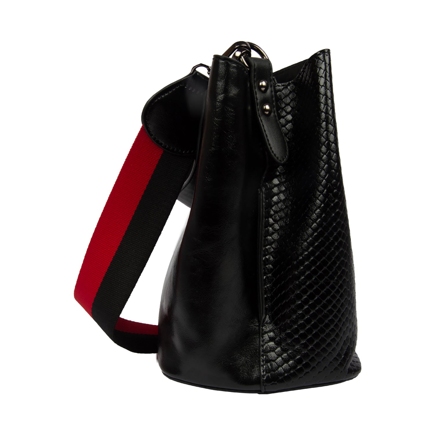Bulchee Ladies Shoulder Bag – Stylish, Spacious & Versatile (Black, Pink & Red)
