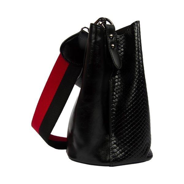 Bulchee Ladies Shoulder Bag – Stylish, Spacious & Versatile (Black, Pink & Red)