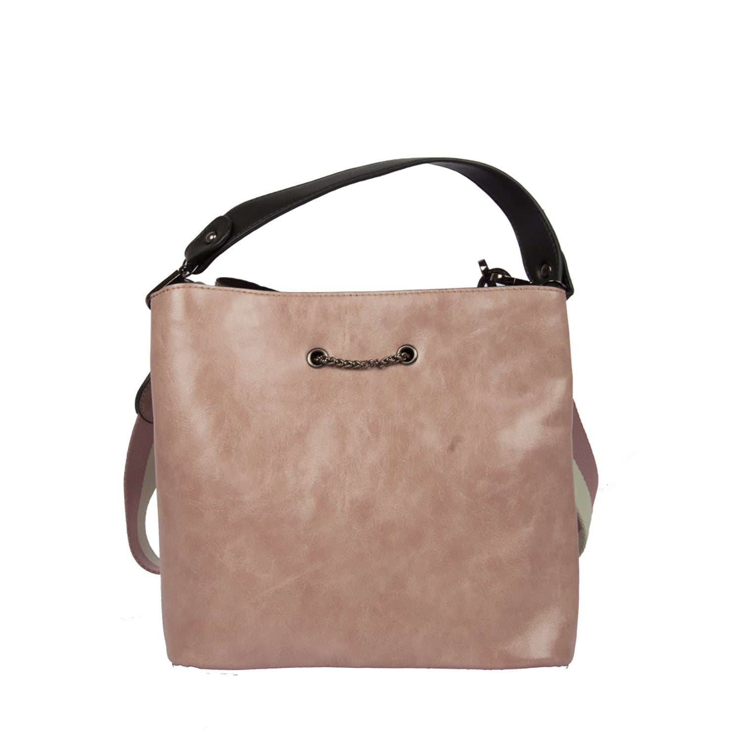 Bulchee Ladies Shoulder Bag – Stylish, Spacious & Versatile (Black, Pink & Red)
