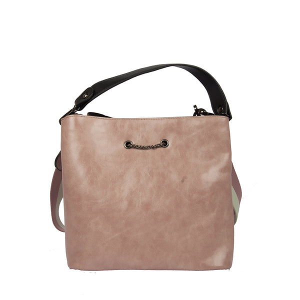 Bulchee Ladies Shoulder Bag – Stylish, Spacious & Versatile (Black, Pink & Red)