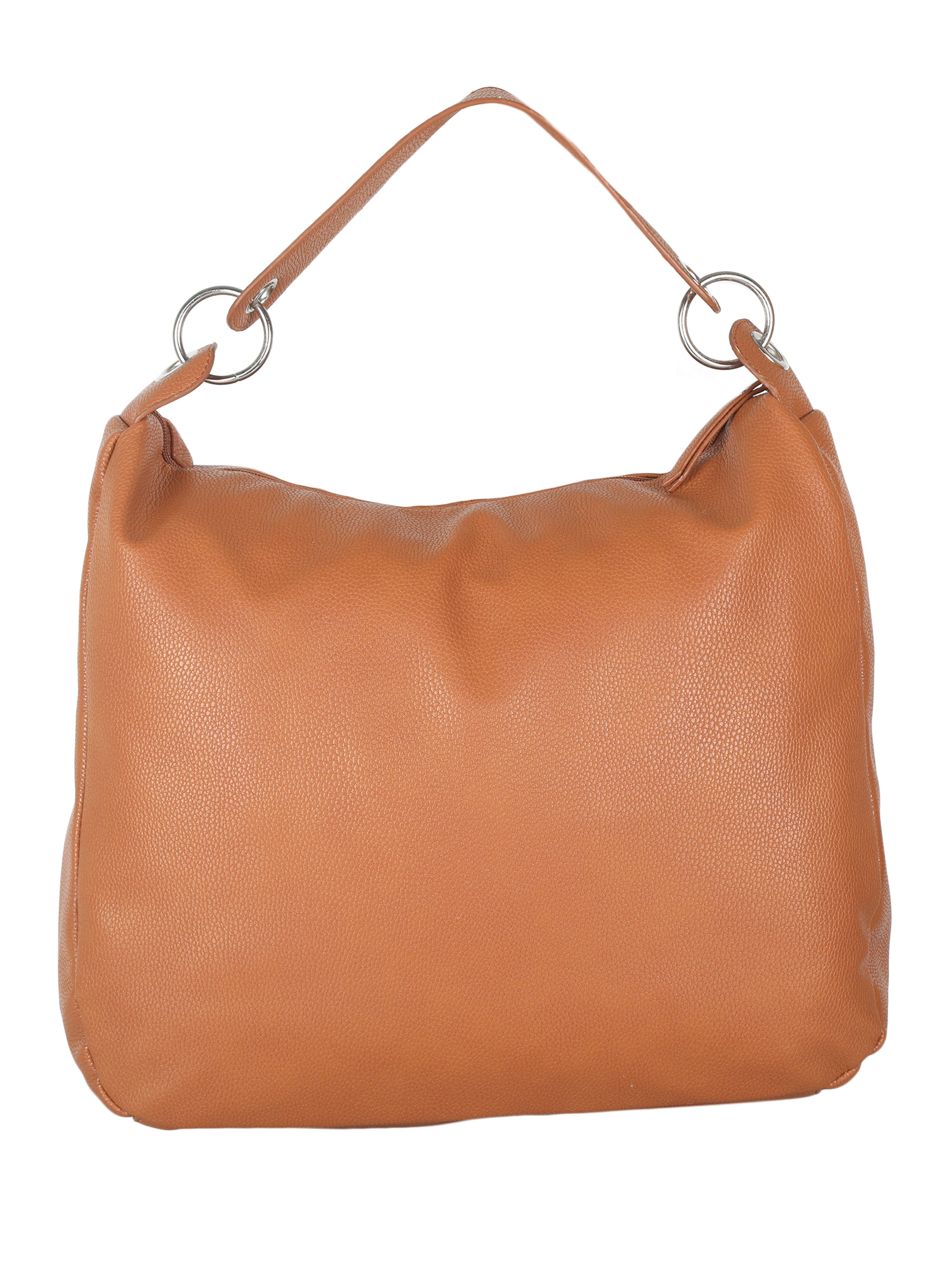 Bulchee Non Leather Ladies Tan Shoulder Bag - HBPUF01.5-19