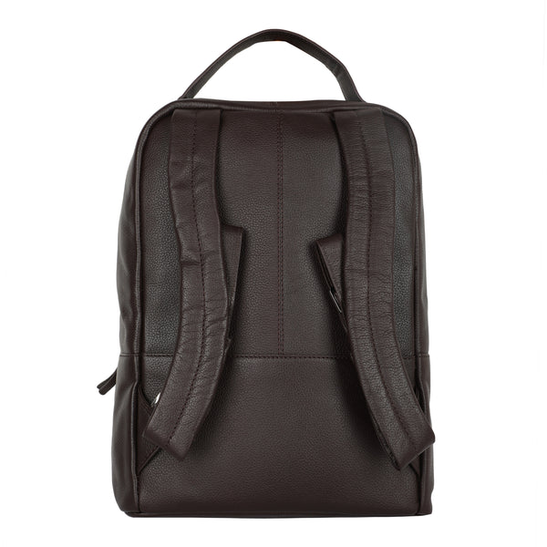 Bulchee Unisex Leather Backpack – Sleek,Travel Bag for Work & Everyday Use