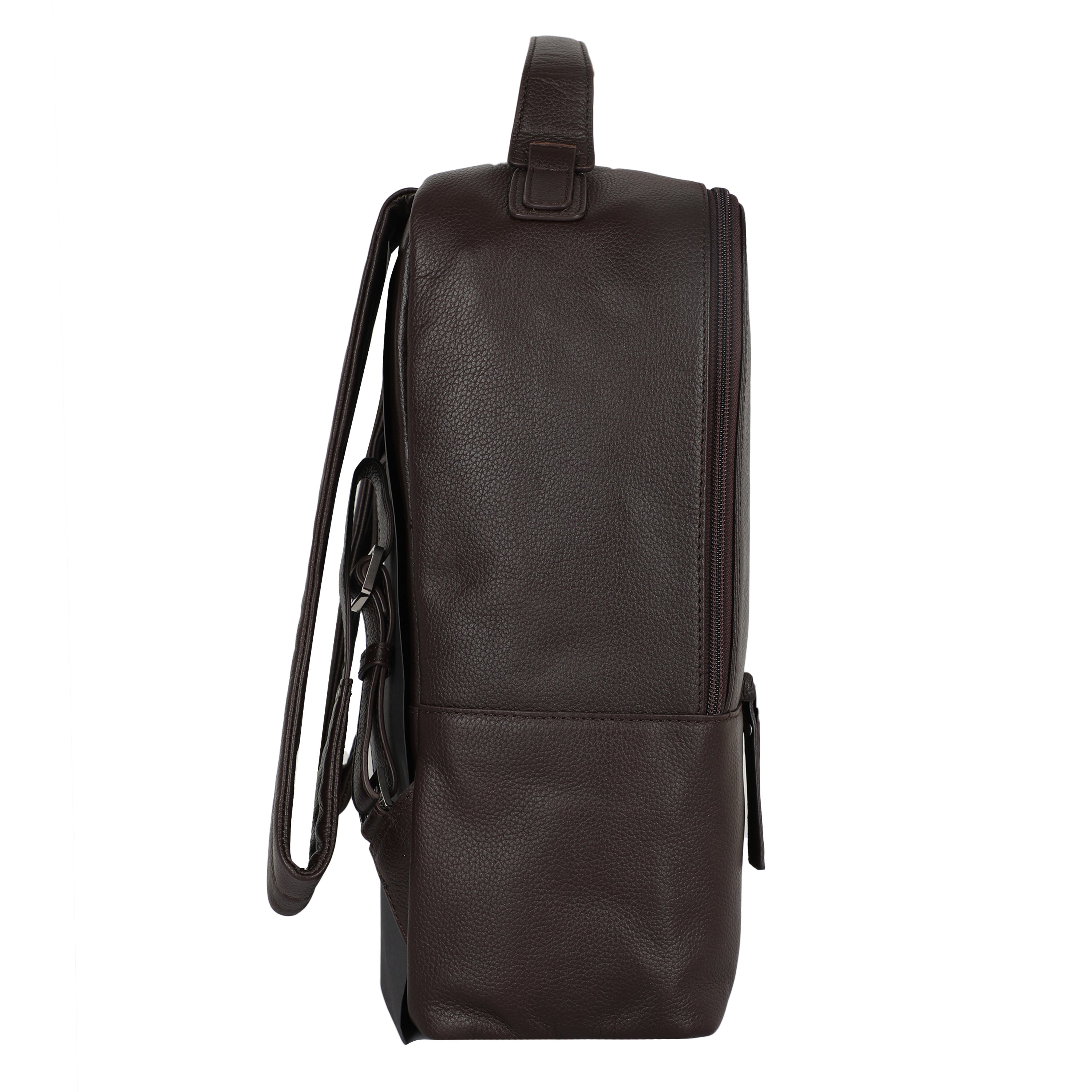 Bulchee Unisex Leather Backpack – Sleek,Travel Bag for Work & Everyday Use