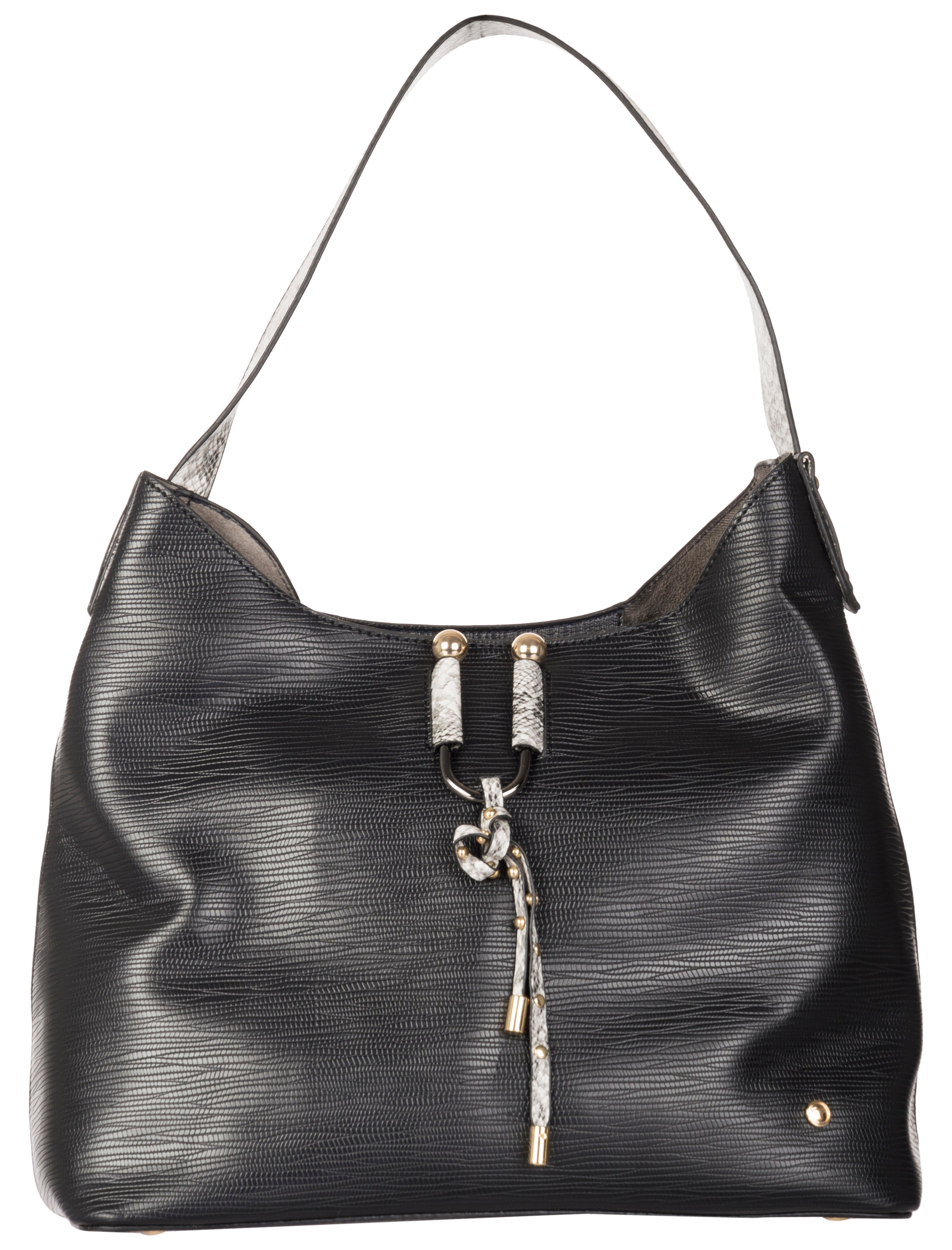 Bulchee Regular Series Ladies Faux Leather Shoulder Bag with Baby Bag - Pouch | Best for Both Daily Usage and Special Occasions | Black Colour | THBP2136 -18