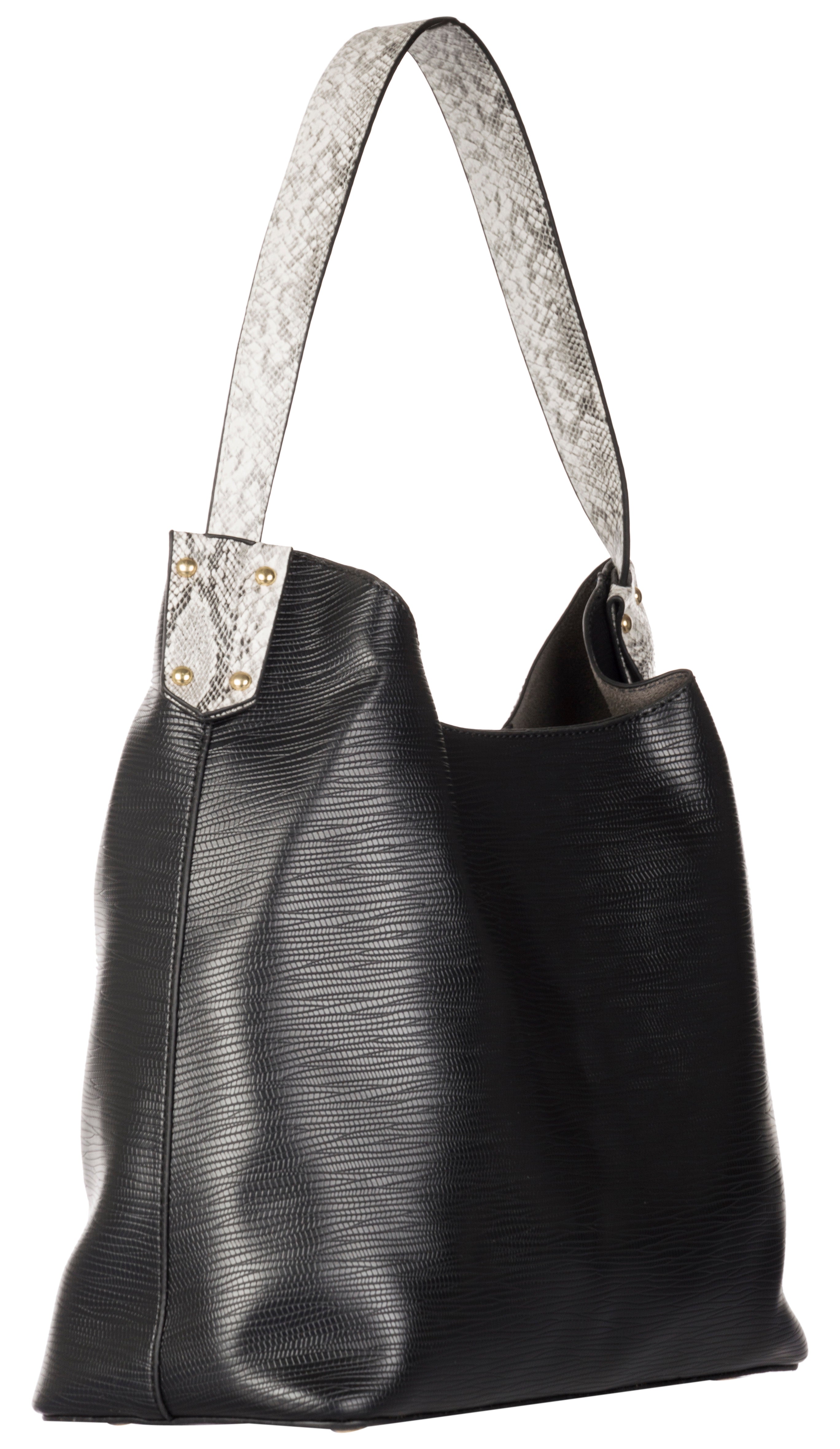 Bulchee Regular Series Ladies Faux Leather Shoulder Bag with Baby Bag - Pouch | Best for Both Daily Usage and Special Occasions | Black Colour | THBP2136 -18