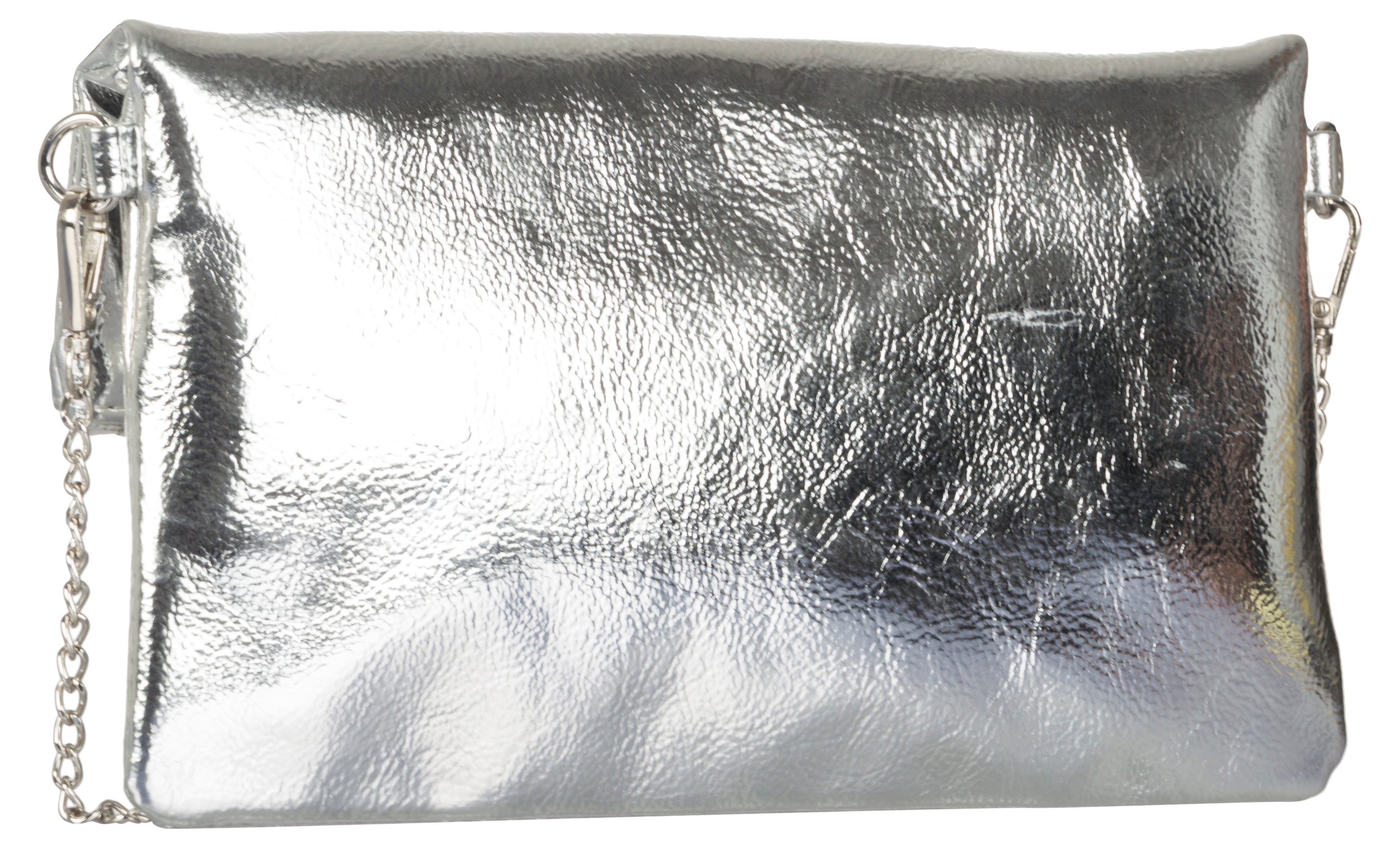 Bulchee Silver Sling Bag - THBPE93428.05-18