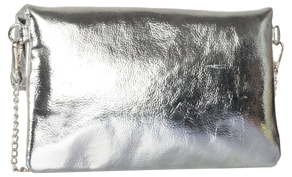 Bulchee Silver Sling Bag - THBPE93428.05-18