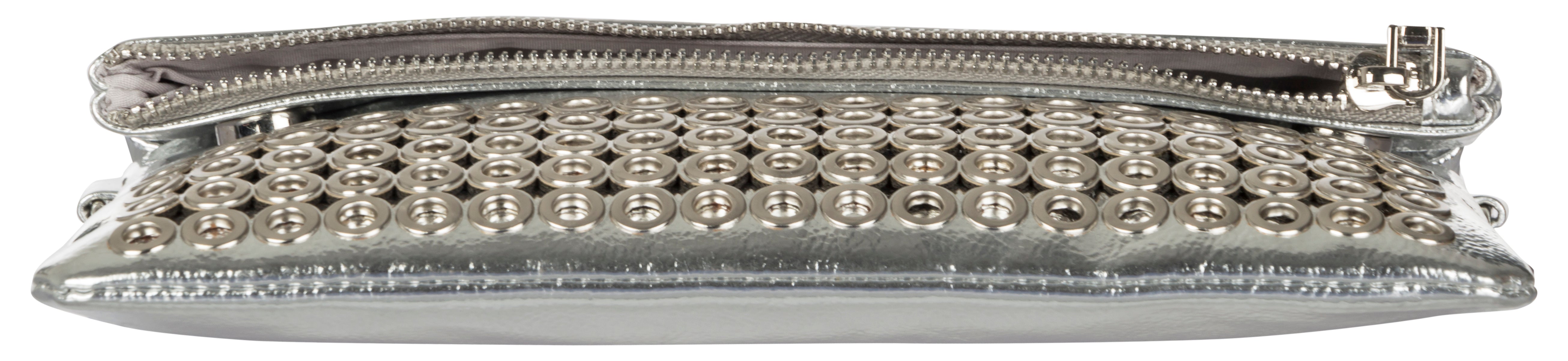 Bulchee Silver Sling Bag - THBPE93428.05-18