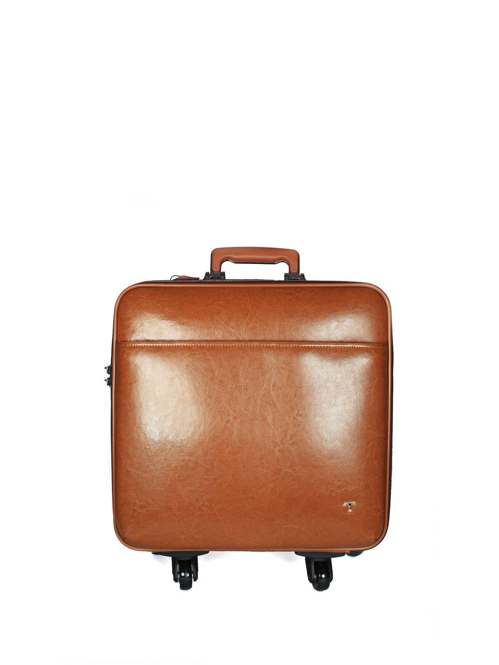 Bulchee Tan Small Trolley Bag