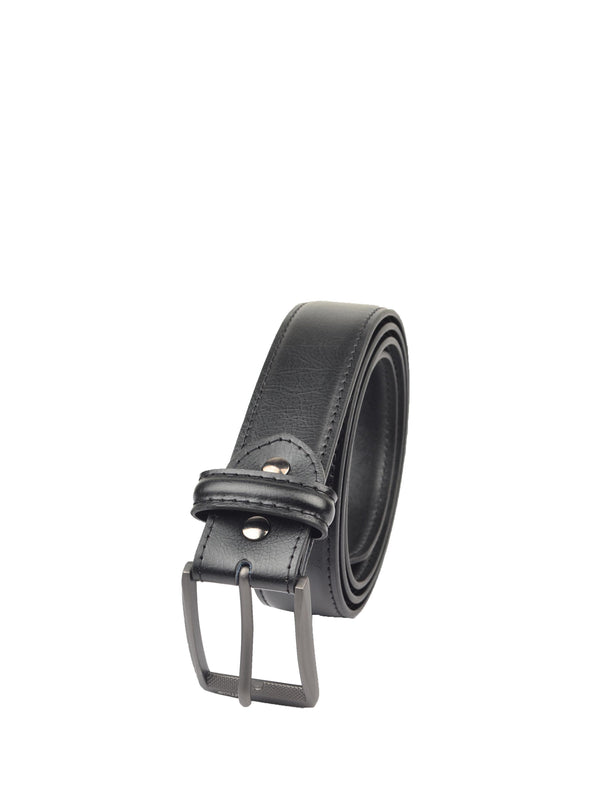 Ufficio Exclusive Collection Men's Genuine Leather Belt | Padded Chinos | Black