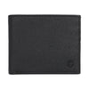 UFFICIO Men’s Black Textured Leather Wallet, Slim Bi-fold with Card & ID Slots