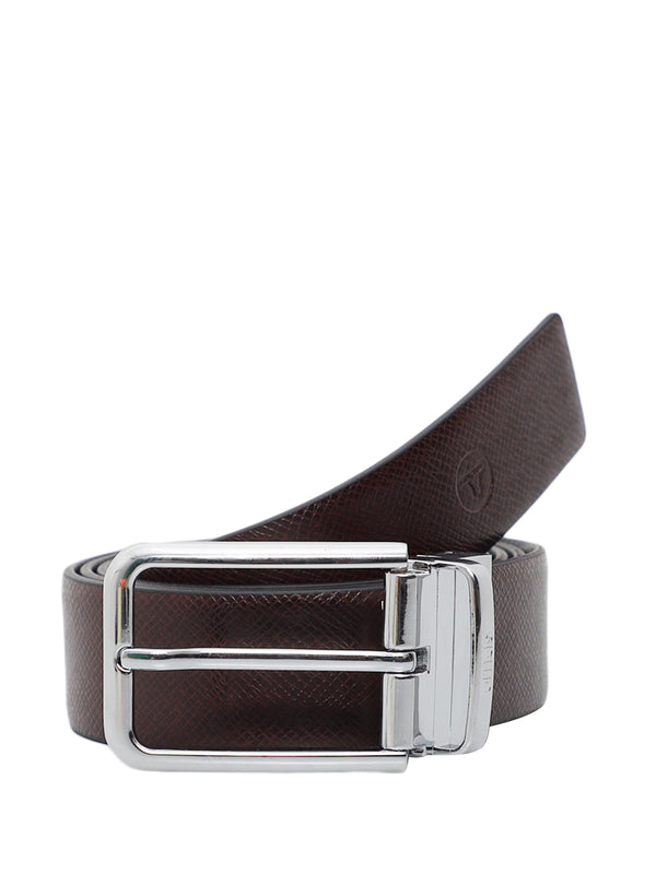 UFFICIO Men's Genuine Leather Bel | Reversible Prong | Brown/Black | UFF2102B