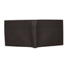 UFFICIO Men’s Brown Wallet with Cross Line Design – Slim & Compact Bi-Fold