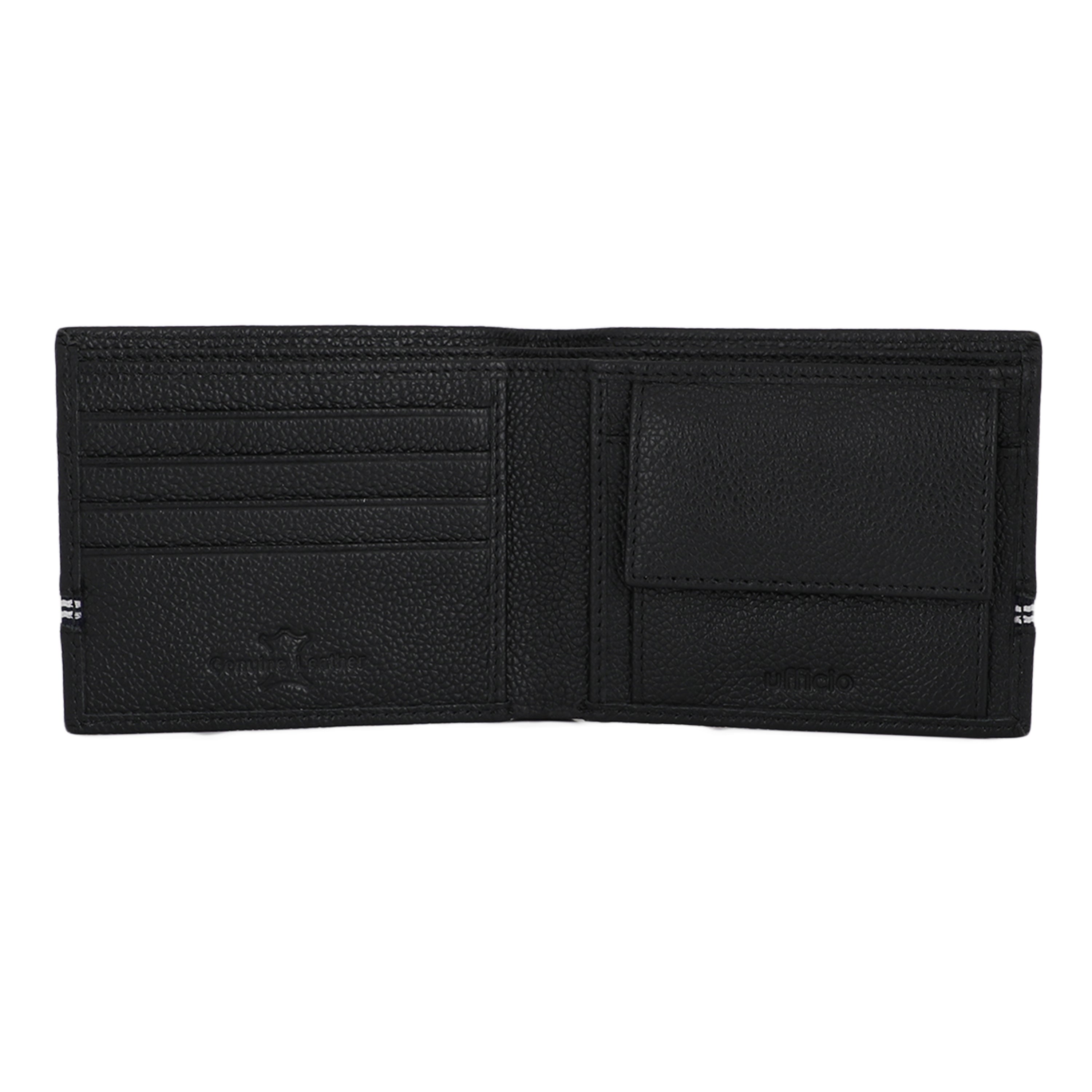 UFFICIO Men’s Leather Bi-Fold Wallet – Premium Slim & Compact Design with Multi-Card Storage