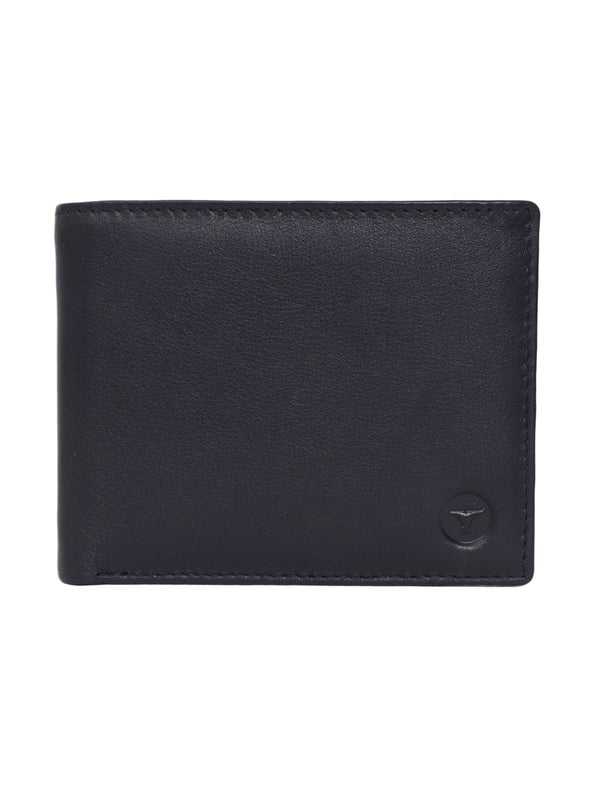 UFFICIO Black Leather Wallet for Men – Slim, Stylish & Functional