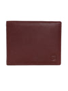 UFFICIO Men’s Burgundy Leather Wallet – Slim Bi-fold with Card & ID Slots