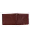 UFFICIO Men’s Burgundy Leather Wallet – Slim Bi-fold with Card & ID Slots