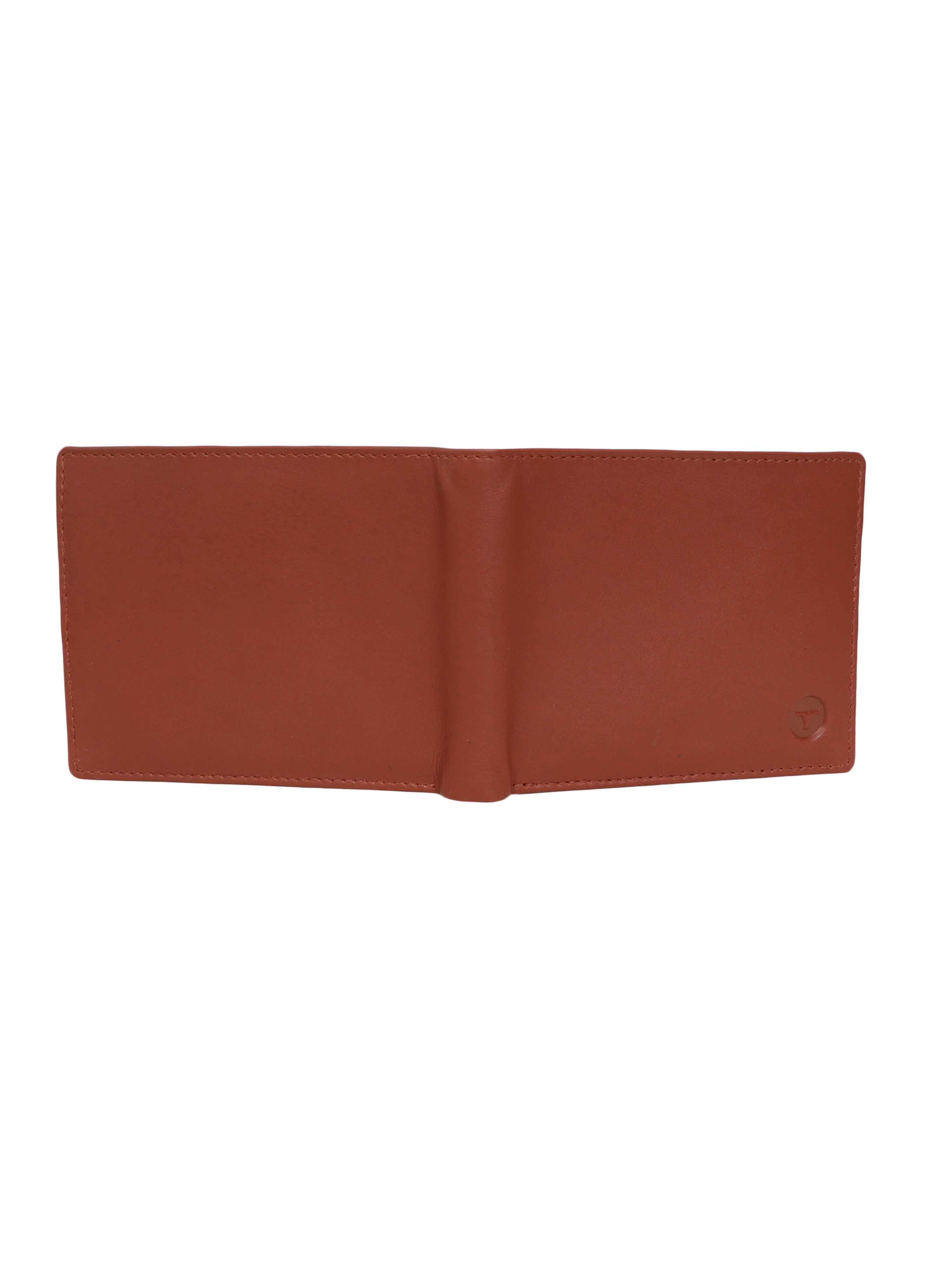 UFFICIO Men’s Tan Leather Wallet Slim Bi-fold with Card & ID Slots