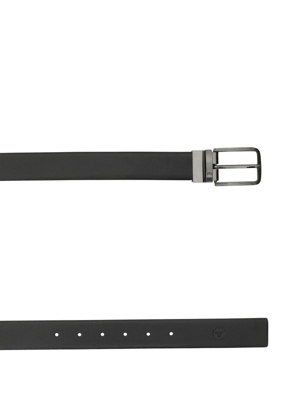 UFFICIO Premium Collections Men's Genuine Leather Belt | Reversible Prong | Black/Brown | UFF2121B