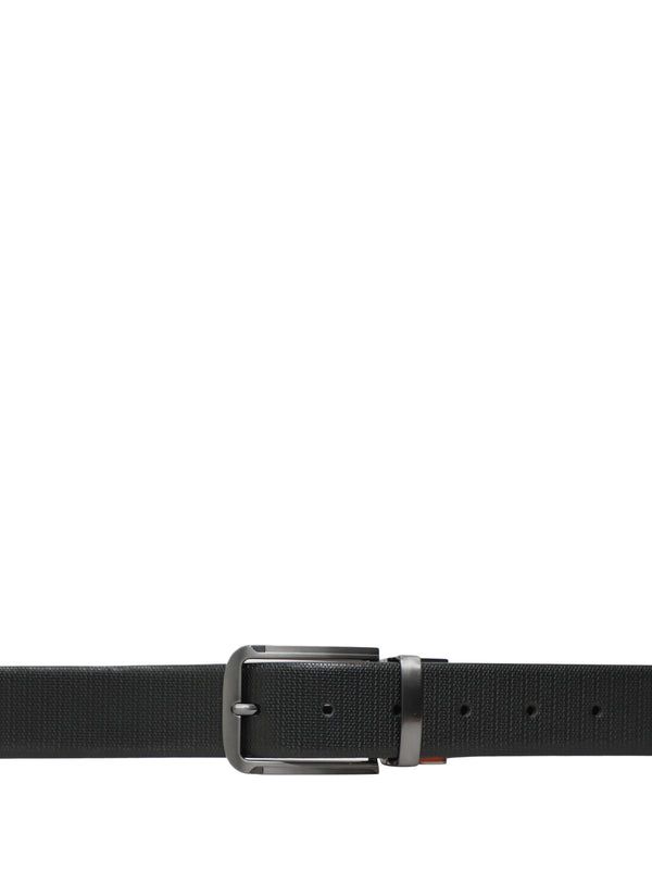 UFFICIO Premium Collections Men's Genuine Leather Belt | Reversible Prong | Black/Brown | UFF2121B