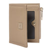 Bulchee Women’s Vegan Leather Wallet | Black & Beige | Slim Bifold with Coin Pouch & Quick-Access Compartments