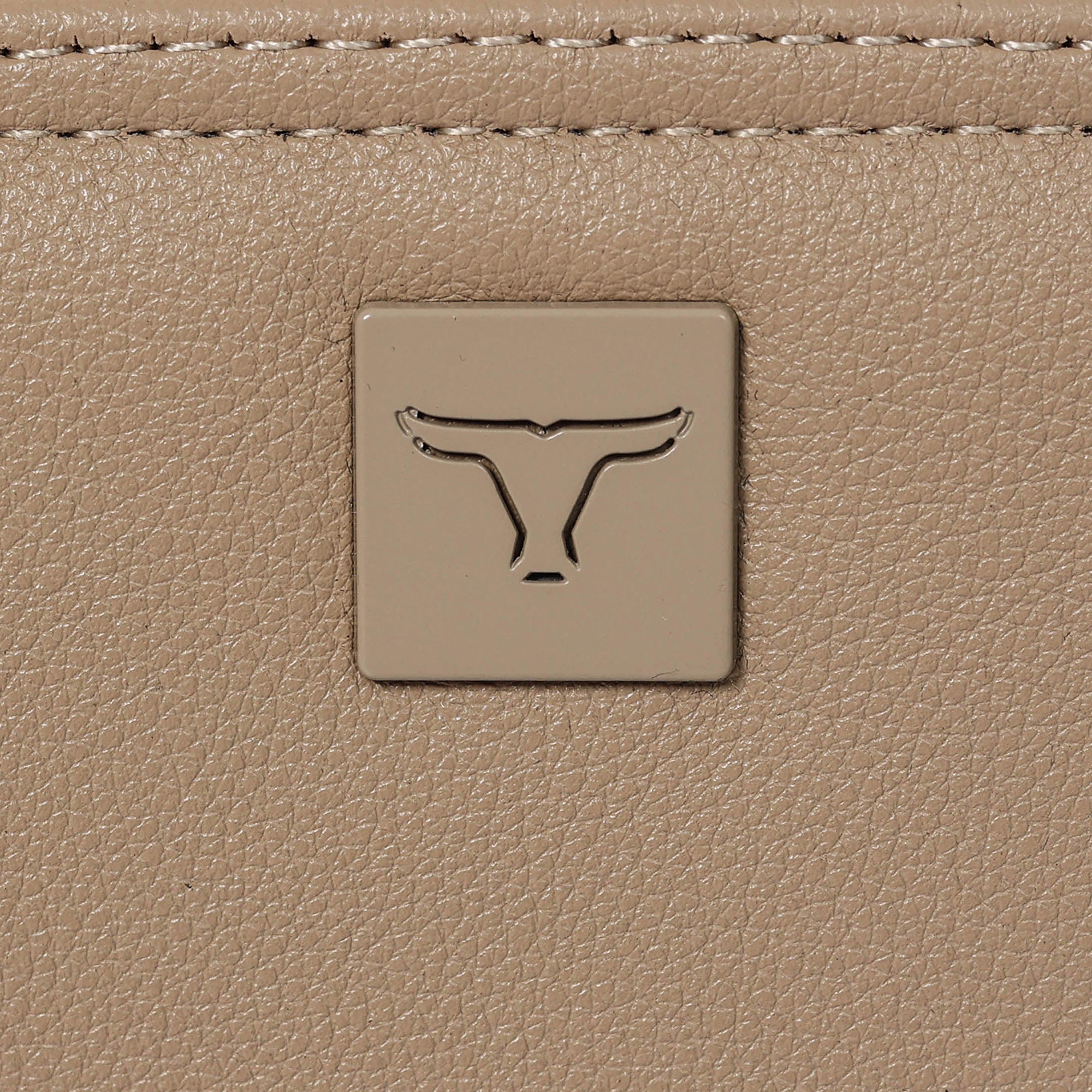 Bulchee Women’s Vegan Leather Wallet | Black & Beige | Slim Bifold with Coin Pouch & Quick-Access Compartments