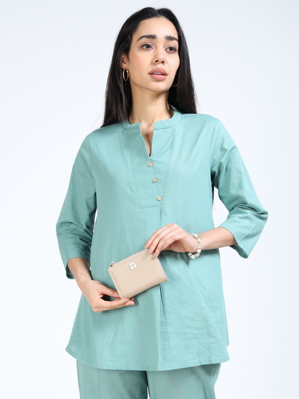 Bulchee Women’s Vegan Leather Wallet | Black & Beige | Slim Bifold with Coin Pouch & Quick-Access Compartments