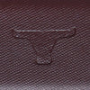 Bulchee Men's Leather Reversible Belt – Burgundy/Black, Autolock Buckle in Black Gunmetal, Genuine Leather, 35mm Width – Size L (44–46") – BUL2410B