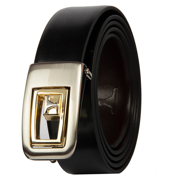 Bulchee Reversible Flat Men's Belt – Black & Brown – Size L (44-46) | BUL901B