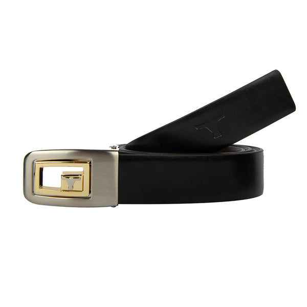 Bulchee Reversible Flat Men's Belt – Black & Brown – Size L (44-46) | BUL901B