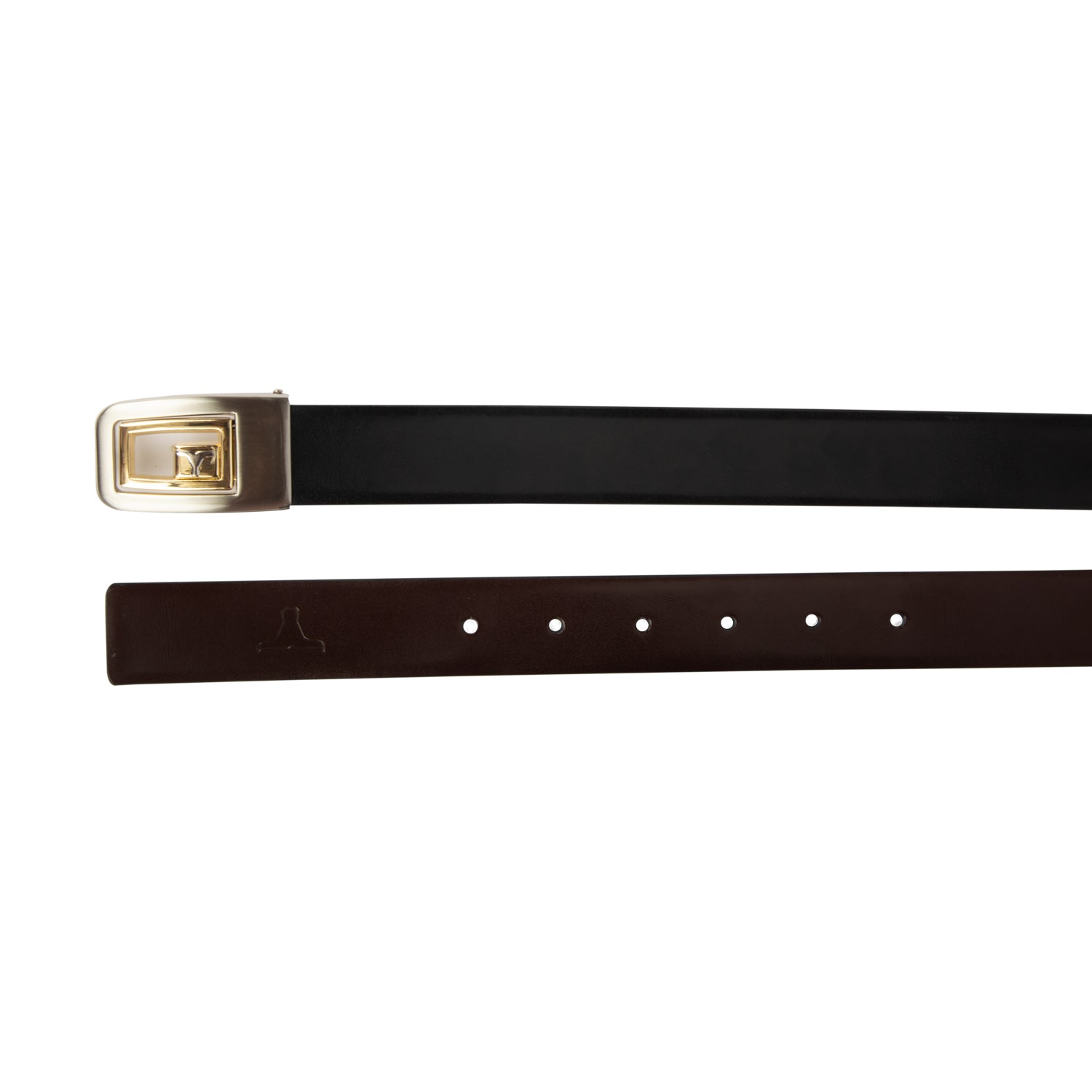 Bulchee Reversible Flat Men's Belt – Black & Brown – Size L (44-46) | BUL901B
