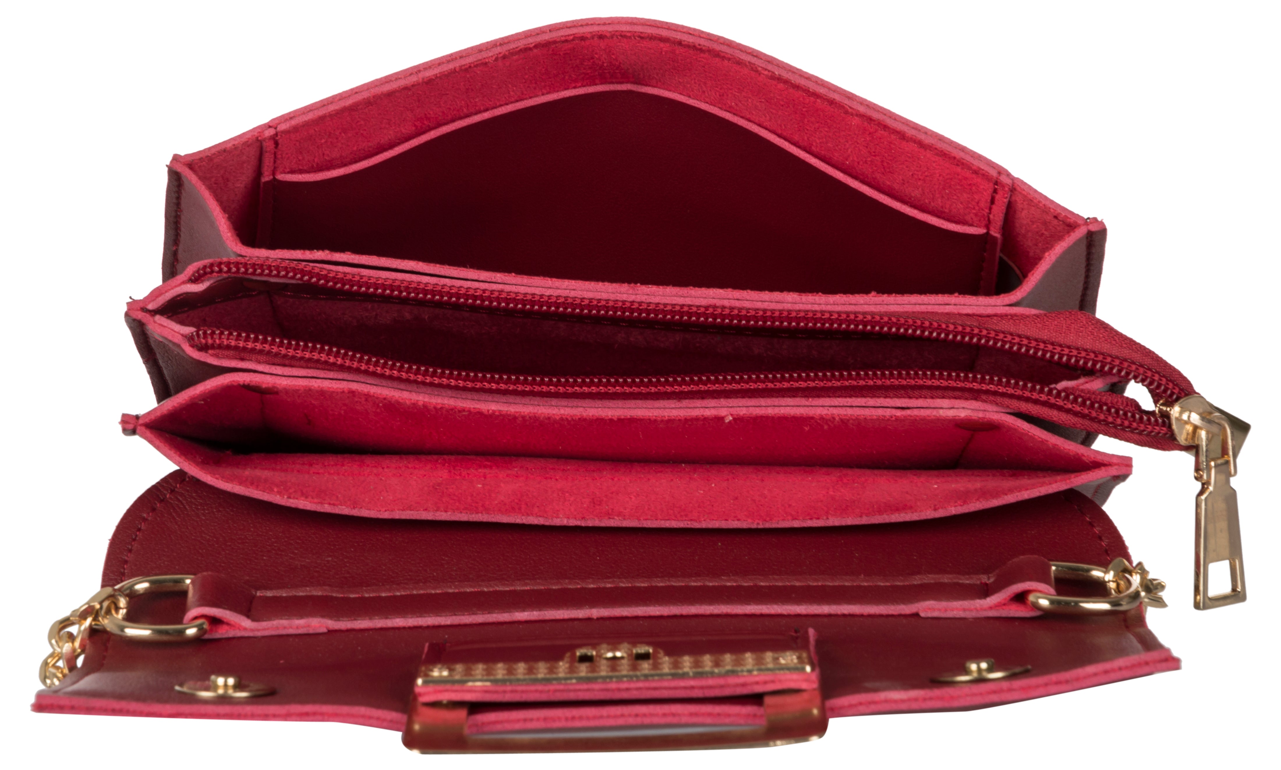 Bulchee Ladies Red Sling Bag THBPS1816.6-18
