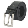 Ufficio Men's Casual Jeans Leather Belt – Black, Genuine Leather, Nickel Buckle, 40mm Width