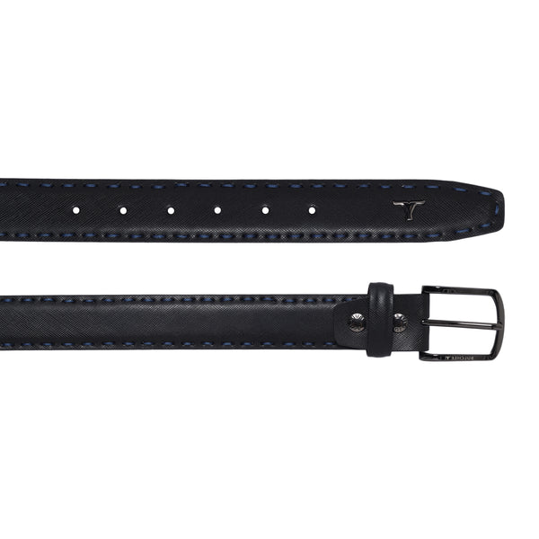 Bulchee Hand-Stitched Chinos Men's Belt – Black – Sizes S (38-40), M (40-42), L (44-46) | BUL2231B