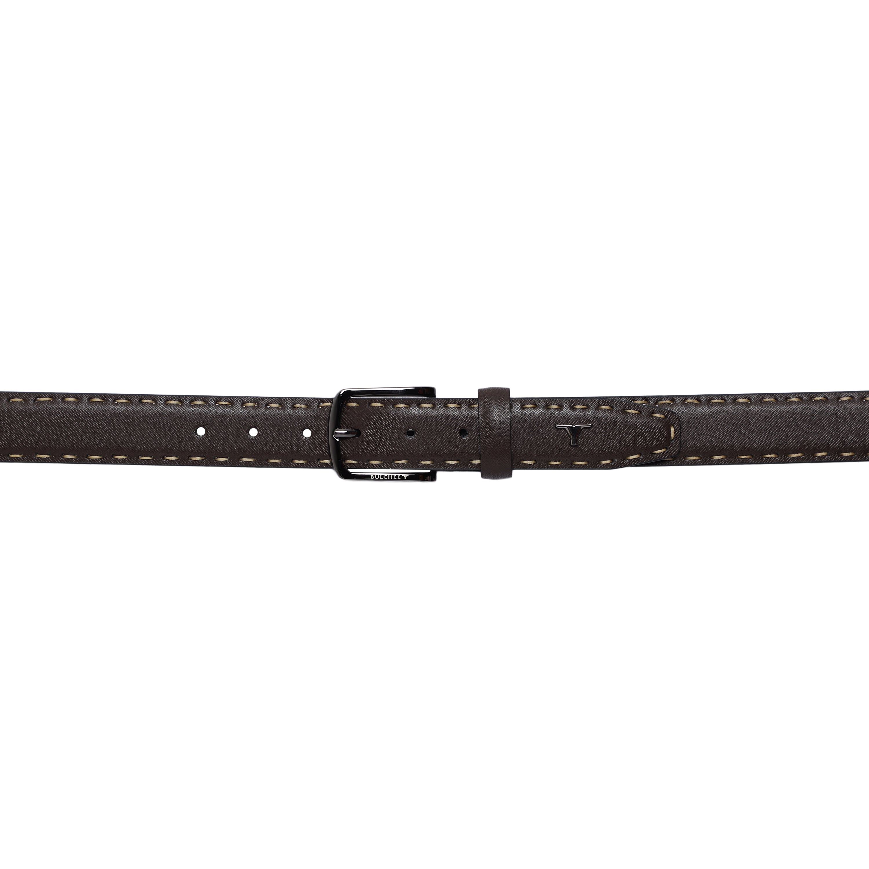 Bulchee Hand-Stitched Chinos Men's Belt – Brown – Sizes S (38-40), M (40-42), L (44-46) | BUL2232B