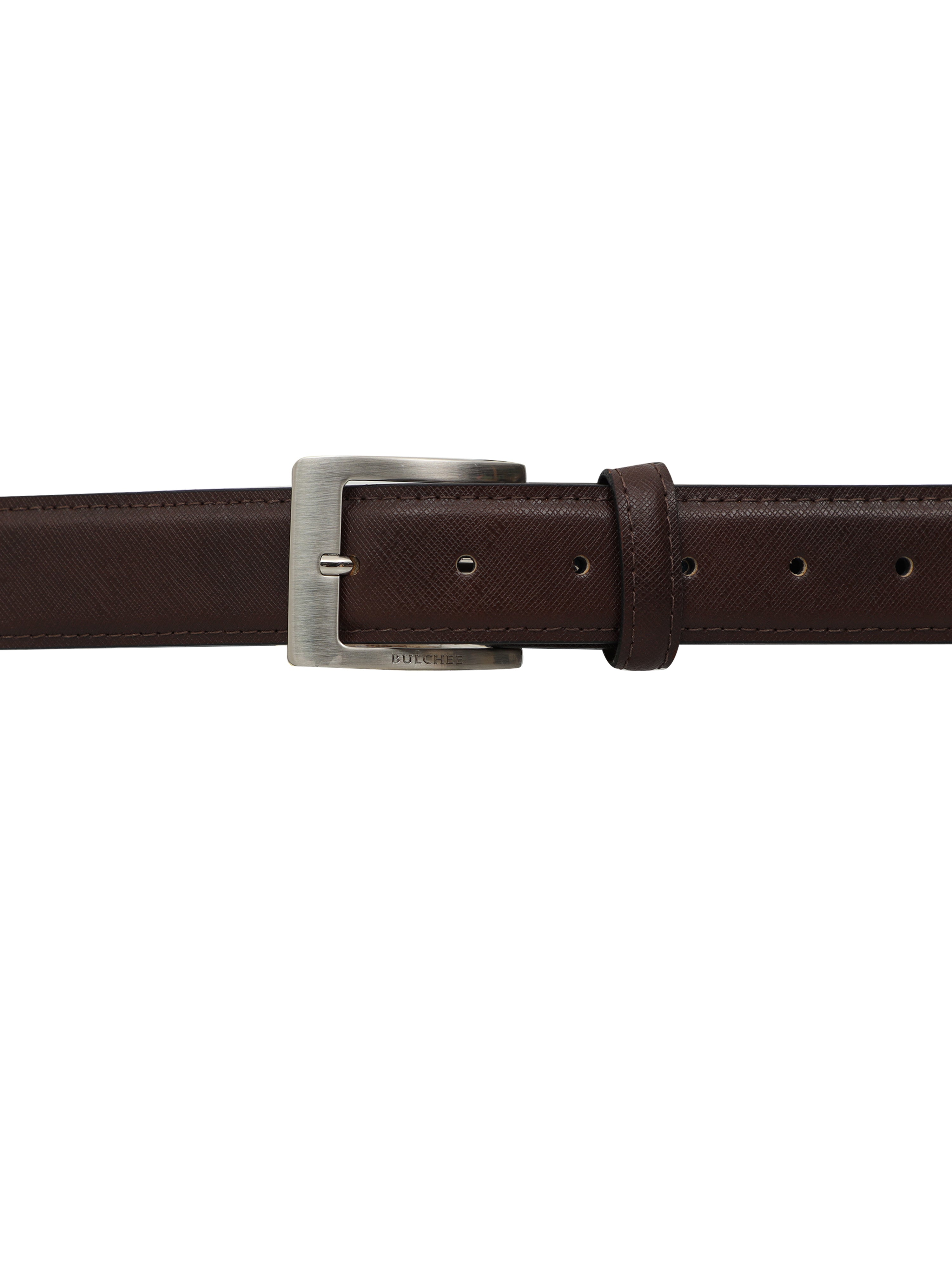 Bulchee Men’s Brown Leather Belt – Padded Chino (Size L)