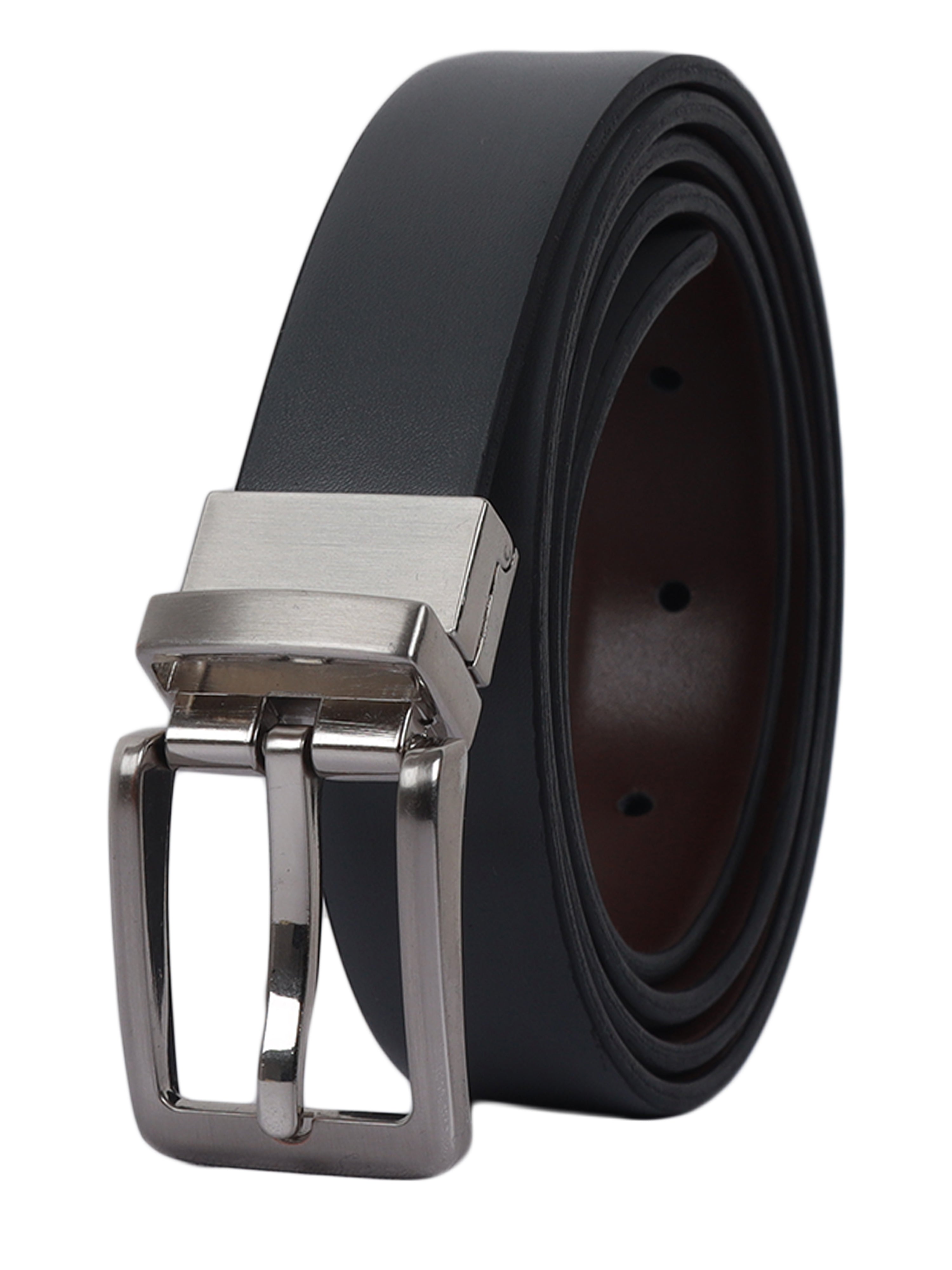 Bulchee Women’s Reversible Leather Belt – Black and Brown |  Dual-Tone Ladies Belt (Size L)