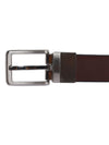 Bulchee Women’s Reversible Leather Belt – Black and Brown |  Dual-Tone Ladies Belt (Size L)