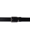 Bulchee Women's Leather Reversible Belt – Black & Brown, Nickel Buckle, 25mm Width – Size L (44–46") – BUL2108LB