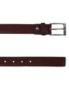 Bulchee Women's Leather Jeans Belt – Brown, Genuine Leather, Nickel Buckle, 30mm Width – Sizes S (38–40"), M (40–42"), L (44–46")