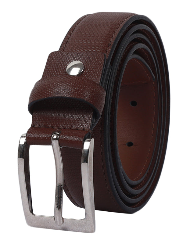 Bulchee Women's Leather Jeans Belt – Brown, Genuine Leather, Nickel Buckle, 30mm Width – Sizes S (38–40"), M (40–42"), L (44–46")