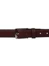 Bulchee Women's Leather Jeans Belt – Brown, Genuine Leather, Nickel Buckle, 30mm Width – Sizes S (38–40"), M (40–42"), L (44–46")
