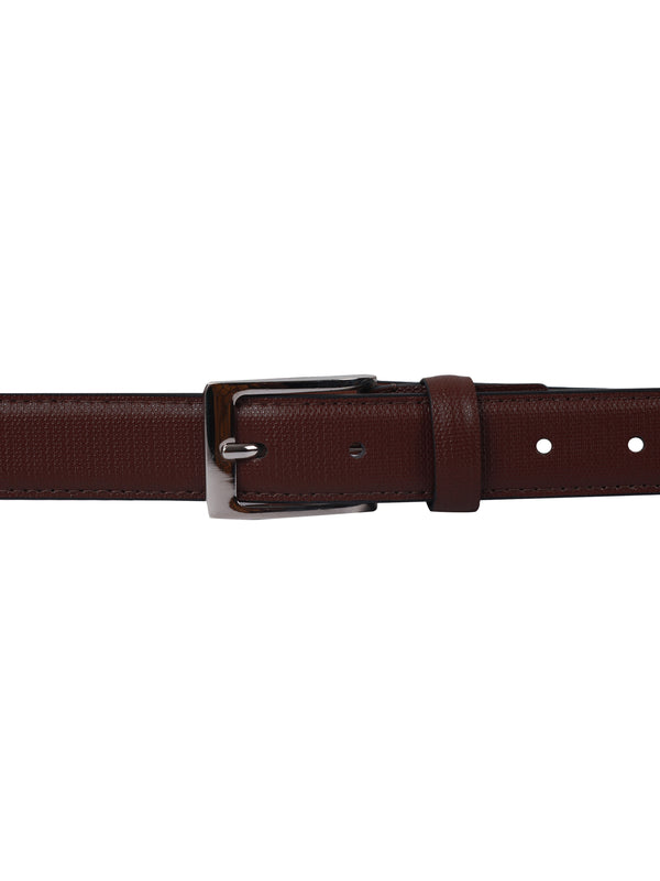 Bulchee Women's Leather Jeans Belt – Brown, Genuine Leather, Nickel Buckle, 30mm Width – Sizes S (38–40"), M (40–42"), L (44–46")